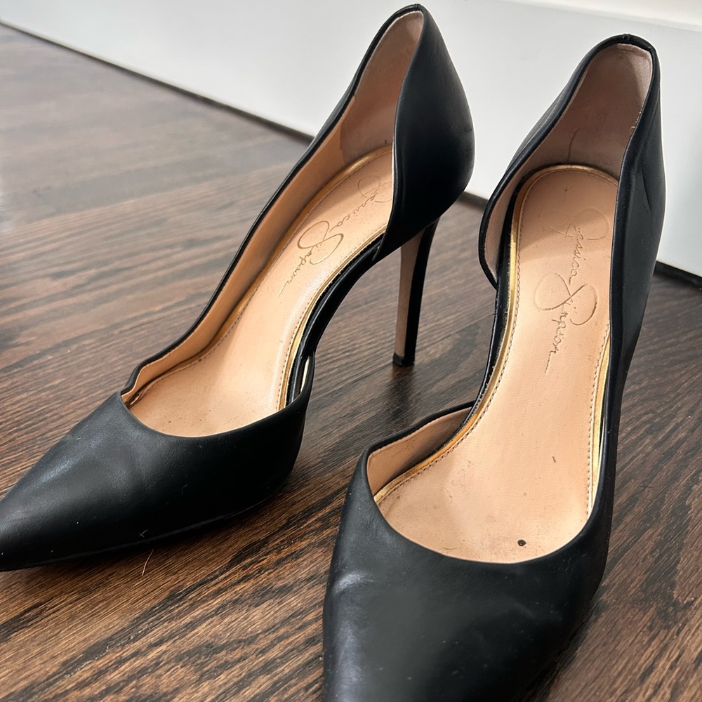Jessica Simpson black stylish heels